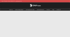 Desktop Screenshot of cpapnow.com