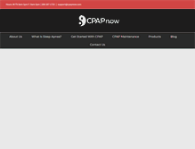 Tablet Screenshot of cpapnow.com